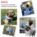 SILD Pet Dog Jeans Jacket Blue Denim Coat for Small Medium Dogs - XS Grey - Buy Online on GoSupps.com