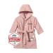Lalalo Sterntaler Bathrantel embroidered with names for baby & children 100% cotton children's bathrobe personalized with name 86-92 Emmi Girl Rosa