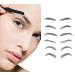 Mocuarto 6-Piece Eyebrow & Facial Razor Set - Biodegradable Handle, 2 Replacement Blades - Black - Buy Online on GoSupps.com