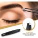 KICHLY Eyebrow Tweezers Set - 4 Precision Tweezers in Travel-Friendly Leather Case (Black) for Perfect Brows - Buy Online on GoSupps.com