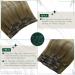 Runature 35cm Balayage Clip-In Extensions - Real Remy Hair Light Brown & Platinum Blonde - 50g Silky Extensions #8/60BA - Buy Online on GoSupps.com