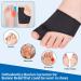 Bunion Corrector & Relief Protector Sleeves - Orthopedic Splint with Silicone Pad for Non-Surgical Bunion Correction - Black (M) - 1 Pair - Buy Online on GoSupps.com