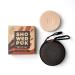 Shower PUK - Argan Oil and Orange 3 in 1 Shower Soap Bar for Body Face and Hair with Shea Butter. Eco Friendly Vegan Plastic-free Moisturising Shower Gel Bar (1x PUK + Travel Case)