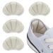 Sibba 2 pairs of heel pillows liner inserts anti-slip shoes pads self-adhesive shoes heel blister protectors heel handles for shoes too big 2 pair nude