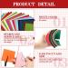 160 Pcs 4x4 Inch Colorful Craft Felt Squares Pack - 1mm Thick Pre-Cut Nonwoven Fabric Sheets - DIY Sewing, Handmade Patchwork, School Projects - 40 Colors - Buy Online on GoSupps.com