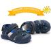 Ahannie Boys Summer Trekking & Hiking Shoes Sandals - Sport Outdoor Sandals with Arch Support for Children - 27 EU Bleu Marine - Buy Online on GoSupps.com