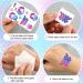 Konsait Glitter Temporary Tattoos for Girls - 24 Butterfly Mermaid Fairy Flowers Stickers | Waterproof Fake Tattoos for Kids Birthday Party Favors - Buy Online on GoSupps.com