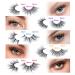 JIMIRE Half Lashes - Fluffy Wispy Cat Eye Demi-Wispies | 5 Styles Faux Mink False Eyelashes - Buy Online on GoSupps.com