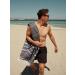 SMYRNA Turkish Cotton Beach Towel | 71 x 37 in | 100% Cotton | Extra Large Bath Towel | Made in Turkey | Premium Luxury Striped - Black - Buy Online on GoSupps.com