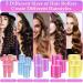 Qinzave 52PCS Jumbo Hair Rollers with Storage Bag: Self Grip Rollers in 5 Sizes, Stainless Steel Clips, Heatless Hair Roller Set for Long, Medium, Short Hair - Buy Online on GoSupps.com