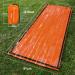 Emergency Sleeping Bag - Waterproof Survival Bivouac Sack | Thermal Blanket & Rescue Tent | Ultimate Cold Protection Gear (Orange) - Buy Online on GoSupps.com
