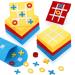 Tic Tac Toe Game for Kids Mini Board Game Toys Birthday Party Favors for Kids Goodie Bags End of Year Classroom Gifts for Students (Bulk Pack of 30)