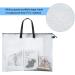 Outus Art Portfolio Bag 19x24 Inch Organizer with Handle and Zipper - Transparent Storage for Large Posters, Painting, Bulletin Boards - Poster Board Holder (1 Piece) - Buy Online on GoSupps.com