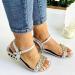 Buy XTZYGLFD Women's Crystal Sandals - Bohemian Summer Slippers in Silver | Stylish Footwear for Women - Free International Shipping - Buy Online on GoSupps.com