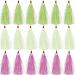 Bucktail Teasers Mylar Flash Teaser Tail Bucktail Teaser Fluke Rigs Flounder Fishing Lures Bait Rigs