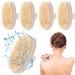 12 Pieces Dry Brushing Body Brush with Soft Natural Bristle Body Exfoliating Scrub Brush Shower Dry Body Brush for Massage Exfoliating Skin and Stimulating Circulation  4.7 x 2.6 Inches