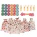 STOBAZA Chrismas 1 Set Christmas Bag The Calendars Santa Sack Wrapping Bag Christmas Tree Cotton Sack