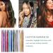 12 Colors Glitter Hair Strands | Lametta Hair Extensions for Women | 90cm Cosplay & Party Essentials - Buy Online on GoSupps.com