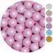 EinsSein EinsSein Pack of 350g Crispy Chocolate and Almond Pearls - Pearly Pink Dragee Mix - For Weddings Christenings Candy Bars