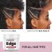 immetee Instant Control Edge Control Gel Long Lasting 4C Extreme Hold Braiding Gel Strong Hold Stylings Wax Non-greasy Smoother Edge (100g+Brush) (Edge Control Gel) - Buy Online on GoSupps.com