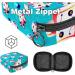 Portable Women's Binding-Up Bags | Menstrual Cup Pocket | Teenage Girls' Tampon & Pad Bags | Cartoon Cosmonaut Blue Design - Buy Online on GoSupps.com
