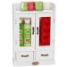BRUBAKER 10-Piece Bath & Care Gift Set - Watermelon & Cucumber in Vintage White Cabinet | International Shipping Available - Buy Online on GoSupps.com