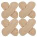 4 Pairs Anti Drop Heel Sticker High Heel Grips Make Shoes Tighter Ball of Foot Cushions Heel Cushion Liners Heel Pads for Shoes Metatarsal Pads Shoe Inserts Filler 4d Women's Shoes As Shown 10.10X3.60X0.30CM