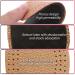 Sibba Leather Half Insoles - Soft Latex Orthotic Insoles for Women's Heels, Flats, Boots - Comfortable Half Forefoot Insole - Buy Online on GoSupps.com