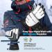 Hikenture Waterproof Winter Gloves for Men & Women | 3M Windproof Ski & Bicycle Gloves | Best Cross-Country Skiing Gloves - Buy Online on GoSupps.com