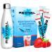 Revival Rapid Rehydration StartPack - 500ml Steel Water Bottle With 1 x 6 Packs Electrolytes Powder Sachets - Summer Fruits