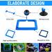 Molain Fish Feeding Ring 2 Pieces Fish Feeder Aquarium Fish Turtle Tank Accessories Food Feeder Circle For Guppy Bettas goldfish Turtle (Blue) - Buy Online on GoSupps.com