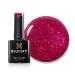 Bluesky Gel Nail Polish 10ml Glimmer Burgundy - LVM02 Pink Soak-Off Gel Polish for 21 Day Manicure Professional Salon & Home Use Requires Curing Under UV/LED Lamp