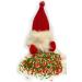 Christmas Red Green & White Mix Cake Topper Sprinkles - 30g Edible Festive Decorations for Xmas Party Cakes - Buy Online on GoSupps.com