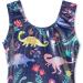 Girls Long Sleeve Skirted Leotard for Gymnastics & Dance | Unicorn Mermaid Rainbow Skirt | Size 4-5T | Blue Dinosaur - Buy Online on GoSupps.com