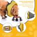 Bonthe Halskrause Dog Collar - Breathable Elizabethan Soft Protective Dog Collar for Post-Op Care Adjustable with Leak Protection - Prevent Licking from Wounds (Yellow) - Buy Online on GoSupps.com