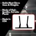 Chatelet Boxing Glove Wall Bracket Dryer | USA-Made Black Wall Display for Hanging Boxing Gloves to Dry - Buy Online on GoSupps.com
