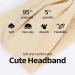 Boho Wide Headbands for Women - Non Slip Yoga Headbands 4 Pcs - Buy Online on GoSupps.com
