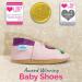 Soft Sole Leather Baby Shoes for Girls and Boys | Toddler Walking Shoes 0-6 Months - Tulips - Buy Online on GoSupps.com