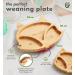 Bamboo Fox Baby & Toddler Suction Plate for Feeding | Secure Suction | Ideal for Babies 6+ Months (Fox Yellow) - Buy Online on GoSupps.com
