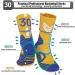 HMWIWAR Basketball Socks for Men & Boys - 2 Pairs, Lucky Number Sports Star Socks - #30 - Child & Adult Sizes 1.5-5.5 - Buy Online on GoSupps.com