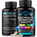 Electrolytes - Electrolyte Tablets with Magnesium Sodium Potassium Chloride Vitamins D3 & B6 Kelp Powder - Salt Pills - Made in USA - Oral Tablets as Capsules - Vegan & Keto Friendly - 120 Tabs