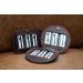 LeMieux Saddle Number Holder - Square Distressed Brown for Competitions | One Size - Buy Online on GoSupps.com