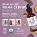 MaryRuth Organics Vitamin D3 Liquid Drops | Megadose 4000 IU | USDA Organic Liquid Vitamin D Spray for Adults & Kids | Immune Support & Bone Health | Vegan | Gluten Free | Non-GMO | 30 Servings - Buy Online on GoSupps.com