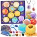 Bombes de bain avec jouets l'int rieur 10 pi ces/ensemble 60 g bombes de douche ingr dients naturels boules bain plan te avec jouet cach l'int rieur pour gar ons et filles avec jouets d