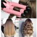 3 Barrel Curling Iron 25mm | Temperature Adjustable Crimper Hair Iron | Ceramic Tourmaline | Fast Heating Curling Wand | Pink - Buy Online on GoSupps.com