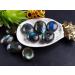 UNIHOM Natural Labradorite Palm Stone 1.5-2.7 - Irregular Polished Gemstone for Anxiety Relief - Buy Online on GoSupps.com