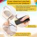 24 Pcs Women's Adhesive Heel Grips for High Heels & Loose Shoes - Black & Beige - Buy Online on GoSupps.com