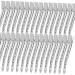 Duck Billed Clips  YGDZ 30pcs 3.5 Inch Metal Alligator Curl Hair Clips with Holes for Hair Styling Sectioning  Hair Coloring  Hair Pins for Thick Hair Roller  Salon  Silver
