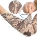 Hoveox 20pcs Temporary Tattoo Arm Sleeves - Tribal Tiger Dragon Skull Designs - Unisex Stretchable Cosplay Accessories - Buy Online on GoSupps.com