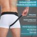 TENB Hernia Belt for Men Groin Support - Inguinal Truss with Adjustable Waist Strap and Compression Pads, Black, Medium - Buy Online on GoSupps.com